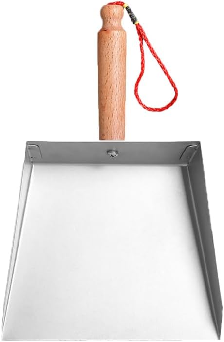 VOSAREA Mini Dustpan Stainless Steel Small Dustpan Portable Short Handle by Vosarea