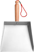 VOSAREA Mini Dustpan Stainless Steel Small Dustpan Portable Short Handle by Vosarea