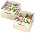 Shoe Organizer for Closet, 2 Pack Foldable Shoe Storage Organizer Box Bin by Unknown