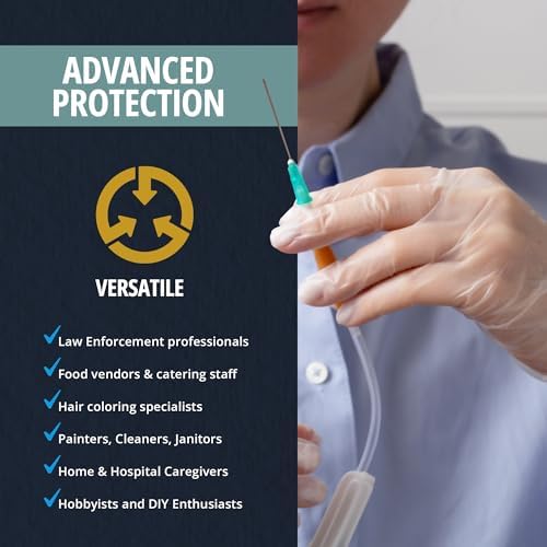 MED PRIDE Vinyl Exam Medical Gloves, Latex & Powder-Free, 1000-Count - Image 3