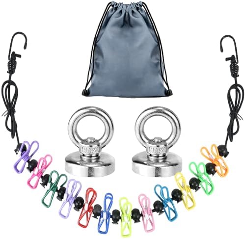 Travel Clothesline with Two Magnetic Hooks by Zaardend