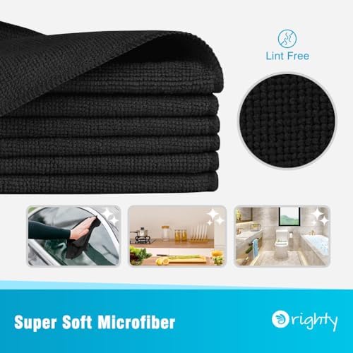 Orighty Microfiber Cleaning Cloth, Cleaning Rags, 12 Pack, 12x11 in - Image 2