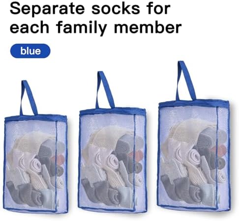 3-Pack 3D Cube Mesh Laundry Bags S/M/L - Image 7