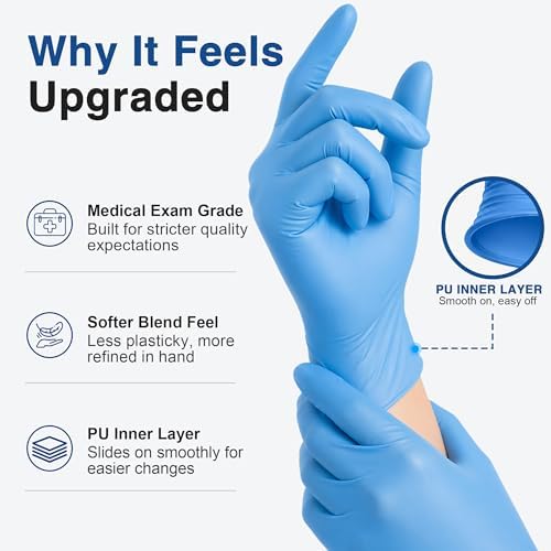 Schneider Medical Nitrile/Vinyl Blend Exam Gloves - Image 5