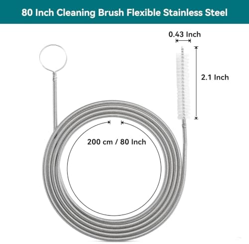 2-Pack 160-Inch Flexible Drain Brush - Image 3