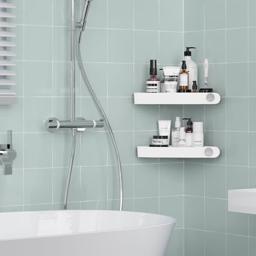Sotfamily Plastic Shower Caddy Corner, 2 Pack - Image 2