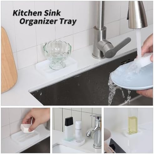MicoYang Silicone Kitchen Sink Organizer Tray - Image 4