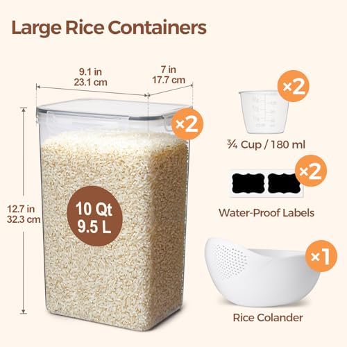 ComSaf Airtight Rice Storage Container - Image 2