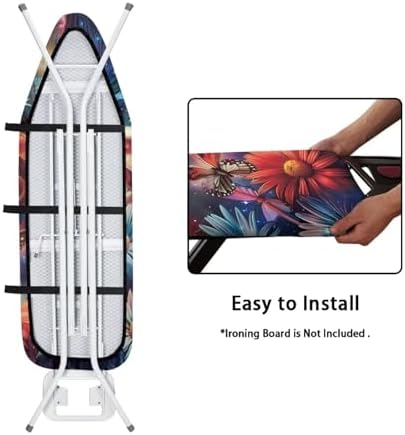 Butterfly 15x54 Ironing Board Cover USA Flag Elastic Edge Applicable Standard - Image 4