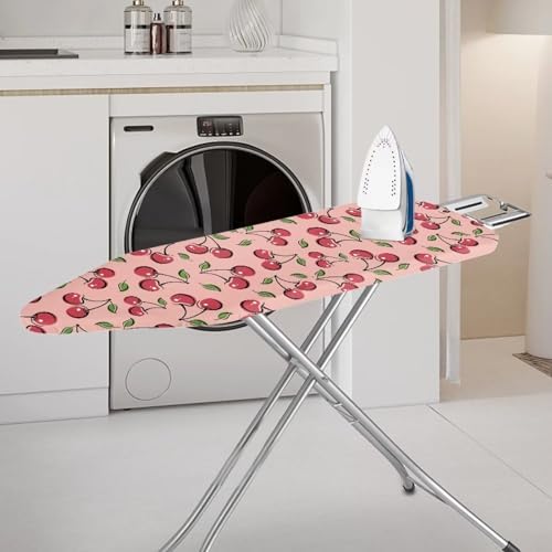Cherry Pink Ironing Board Cover and Pad Iron Pad Covers Resist Scorching and - Image 2