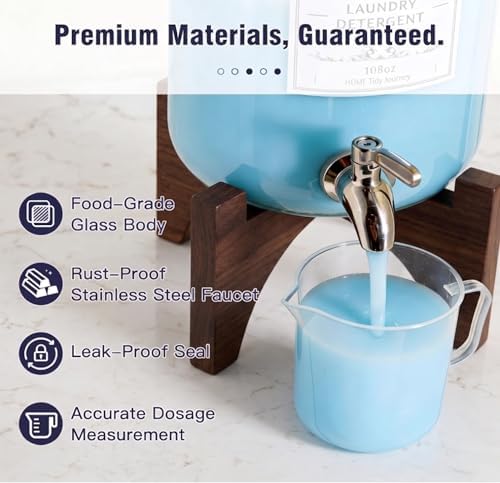 Glass Laundry Detergent Dispenser, 108oz - Image 4