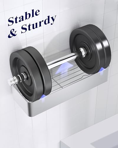 Kitsure Shower Caddy Adhesive, Stylish Shower Organizer - Image 4