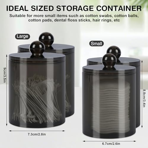 WEISHI 4 Pack Qtip Holder Dispenser - Image 2