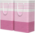 WOWBOX 2 Pack Laundry Baskets, Collapsible Dirty Clothes Laundry Hampers by WOWBOX