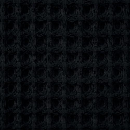 Jacquotha Black Waffle Cotton Hand Towel Set of 5 - Image 5