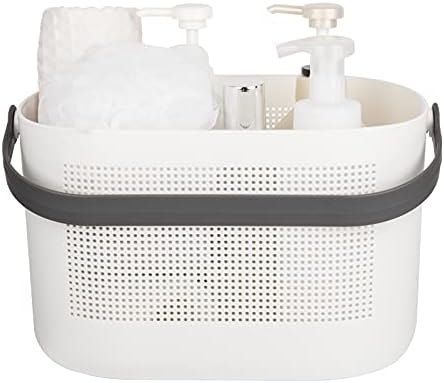 Plastic Portable Shower Caddy Basket, Storage Organizer by UUJOLY