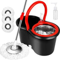 Mop Bucket with Wringer Set, 360 Rotation Mop Bucket Systerm by HYZSWGC