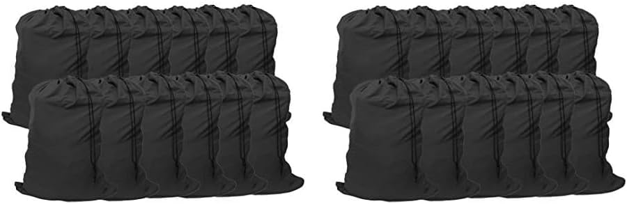Extra Large Laundry Bag 30"x40" 24 Pack Black by YETHAN