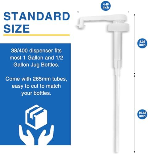 4Pcs 38-400 Leak Proof Gallon Jug Syrup Pump Dispenser - Image 3