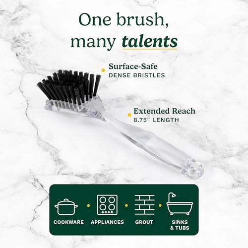 Cuisinart Dish Brush with Handle, 2 Pack, Firm Bristles - Image 5