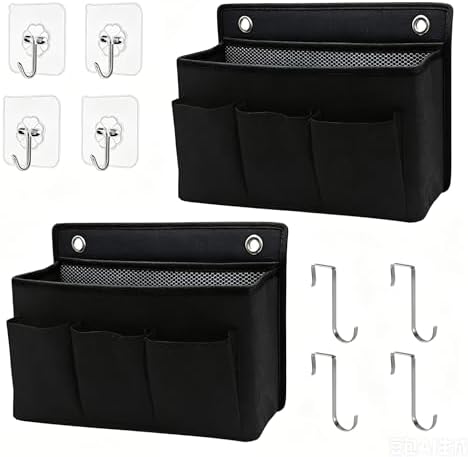 2-Pack Wall Hanging Organizer Bag/Hanging Baskets by Someteth