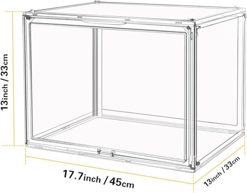 GUDEMAY Large Clear Stackable Acrylic Storage Bins - Image 6