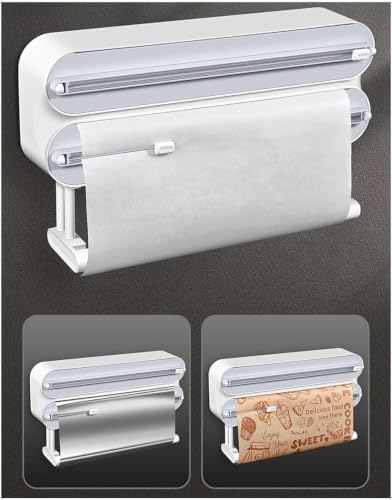 Magnetic Foil and Plastic Wrap Organizer, Magnetic Aluminum Foil Dispenser - Image 7