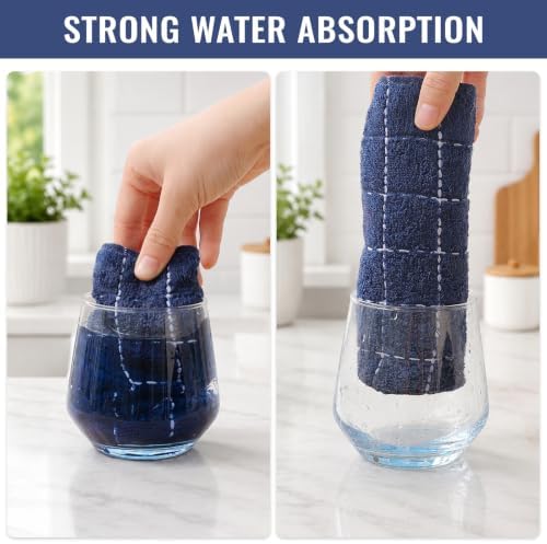 Kitinjoy 100% Cotton Terry Kitchen Towels, 13”x 28” - Image 5