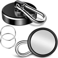 200Lbs Magnetic Carabiner Hooks 2Pcs Strong Magnetic Hooks Heavy Duty by VSKIZ