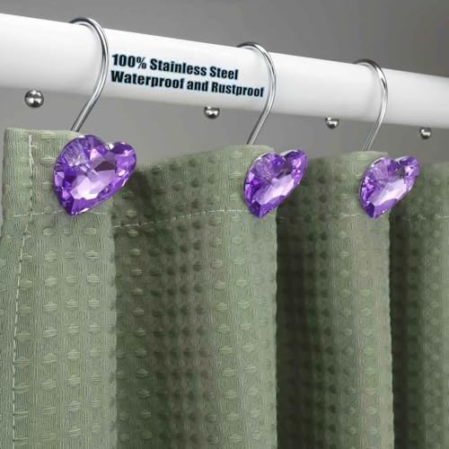 Shower Curtain Hooks Rings for Bathroom - Image 4