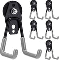 Landhoow 6 Pcs Large Magnetic Hooks Heavy Duty Garage Magnet Hooks Strong by Landhoow