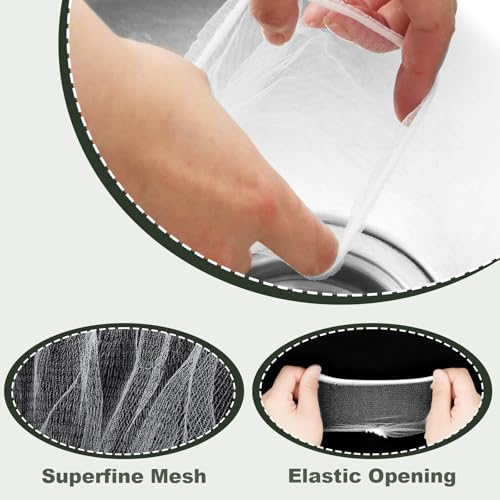 300 PCS Kitchen Sink Strainer Mesh Bag, Small Disposable Mesh Sink Strainer Bags - Image 3