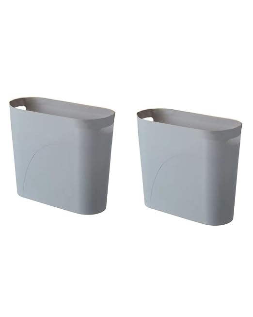 Bathroom Small Trash Can, 3 Gallon Slim Plastic by Unknown