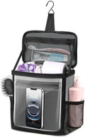 Portable Hanging Shower Caddy, Large Capacity Travel Toiletry Bag by Kebrela