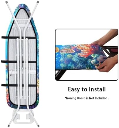 Blue Sea Turtle Ironing Board Cover - Image 4