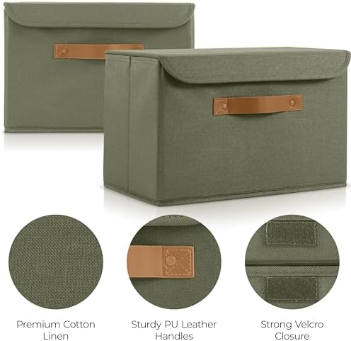 Decorative Linen Storage Boxes - Image 4