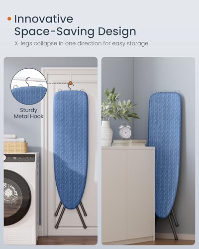 SONGMICS Ironing Board, with Iron Rest, 43 x 13 Inches - Image 3