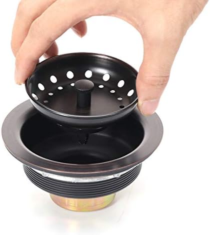 KONE 3-1/2 Inch Kitchen Sink Drain ORB Assembly - Image 6