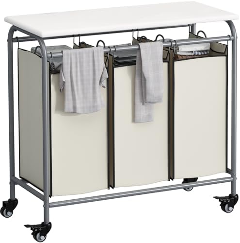 LINZINAR 3-Bag Laundry Hamper by LINZINAR