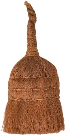 Mini Dustpan and Brush Set, Palm Fiber Handheld Small Broom and Metal Dustpan by Unknown