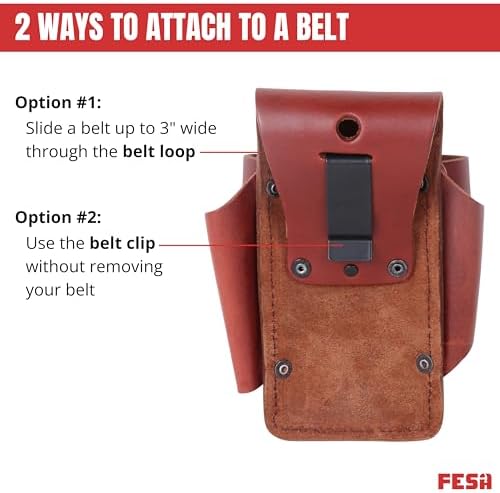 FESA Small Leather Tool Pouch - Image 4