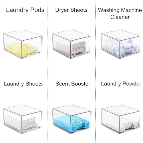 Stackable Dryer Sheet Holder and Laundry Pods Container Set by VOTLEVT - Image 5
