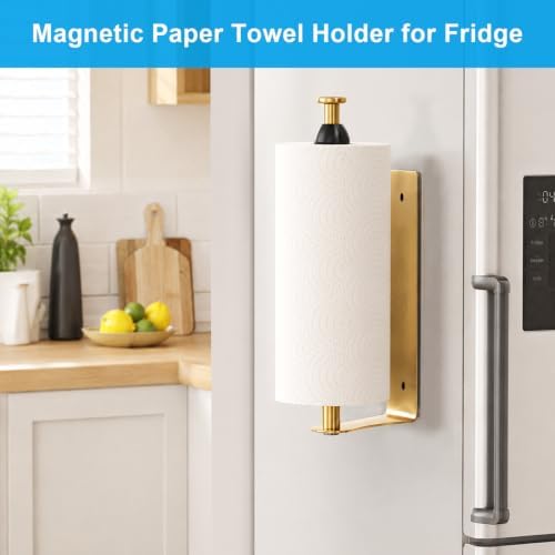 Magnetic Paper Towel Holder for Kitchen, Refrigerator - Image 2