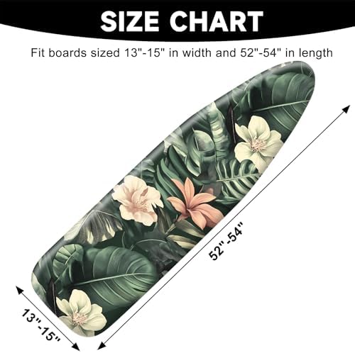 Ironing Board Cover 15"x54" Standard Size Replacement Thick Iron Board Covers - Image 2