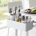 No Drill Desk Side Storage, Hanging Organizer, Clamp on Table Basket, Minimalist by Unknown
