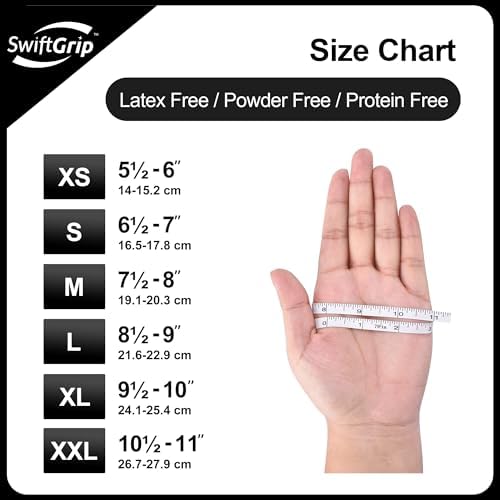 SwiftGrip Disposable Nitrile Exam Gloves, Cooking & Esthetician - Image 7
