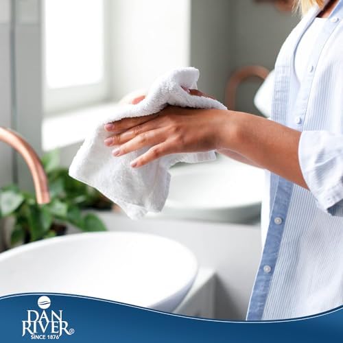 DAN RIVER 100% Cotton Washcloths 20 Pack Premium Quality Face and Body Cloth - Image 6