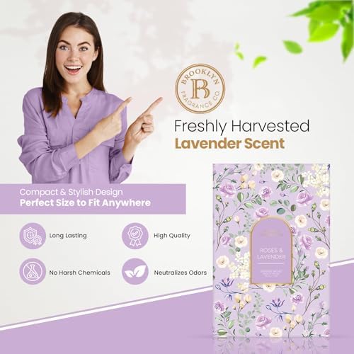 Brooklyn Fragrance Co. Arches Sachet Bags – Lavender Floral Scented Pouches – - Image 2