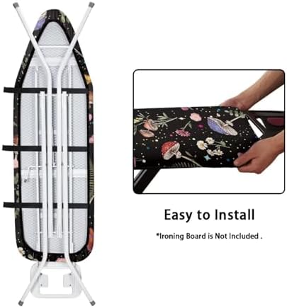 Mushroom Leaves Homes Replacement Ironing Board Cover - Image 5