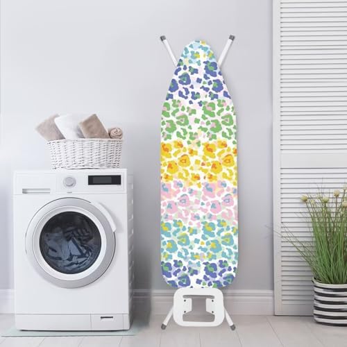 Cute Colorful Leopard Ironing Board Cover and Pad Standard Ironing Board Cover - Image 4